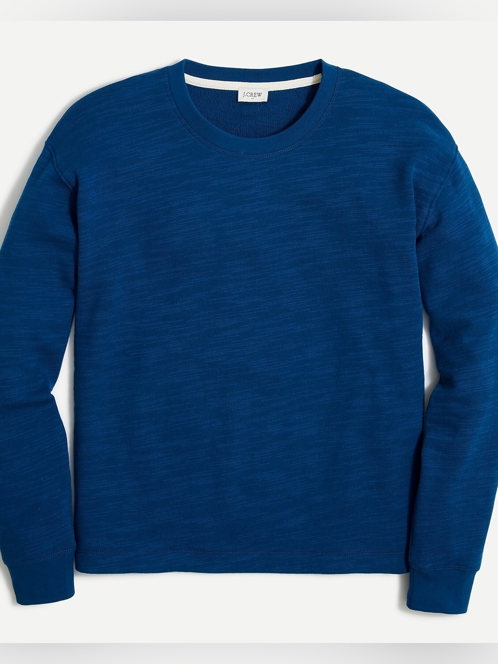 J. Crew Cotton Terry Crewneck Sweatshirt Size Small